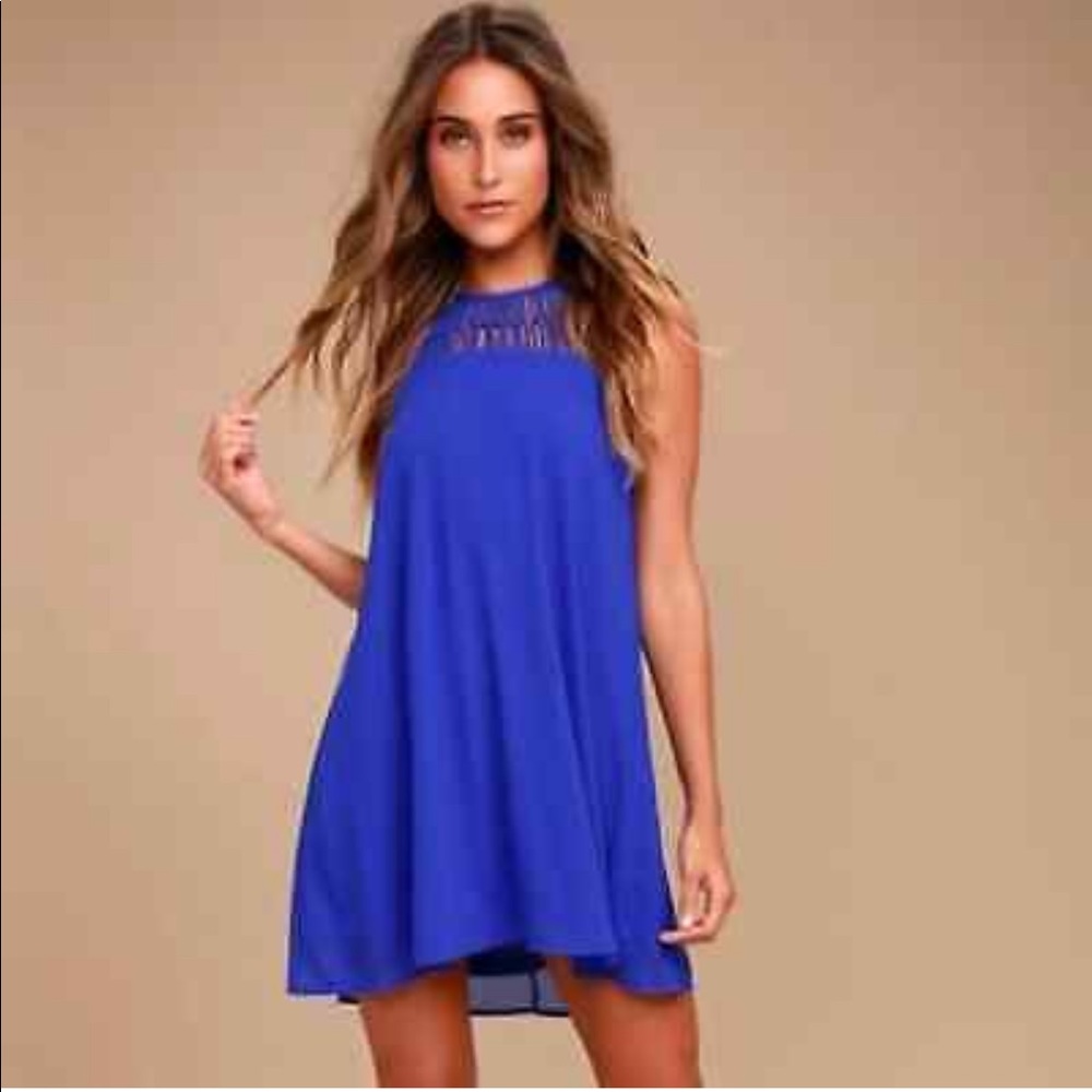 Lulu’s | Tell Me Royal Blue Swing Dress 👗